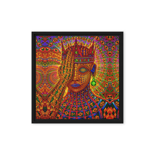 OVERCOOKED Framed canvas | SALVIA DROID