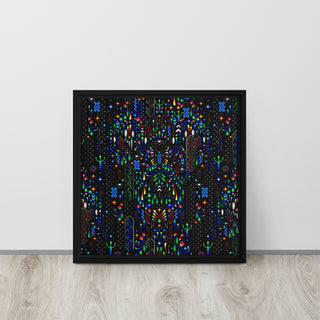 ELEMENTAL REALM Framed canvas TAS