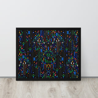 ELEMENTAL REALM Framed canvas TAS