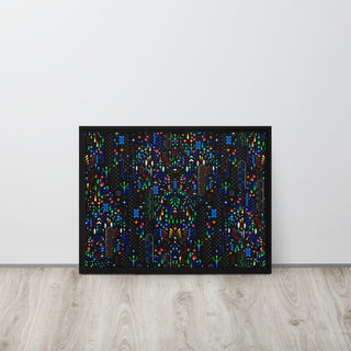 ELEMENTAL REALM Framed canvas TAS