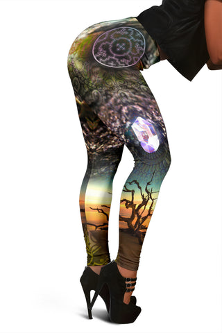 CrystalHealing || Leggings by Cosmic Shiva