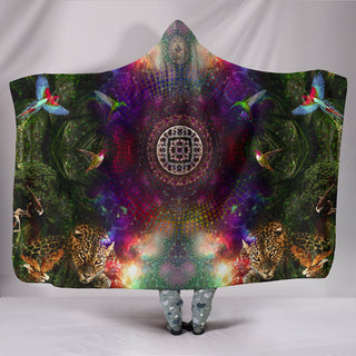 PACHAMAMA || hooded blanket || BY COSMIC SHIVA