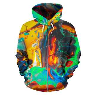 Late Night Talking Zipper Hoodie | Geoglyser
