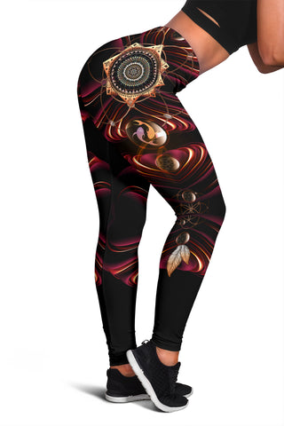Twist23 | Womens Leggings by Cosmic Shiva