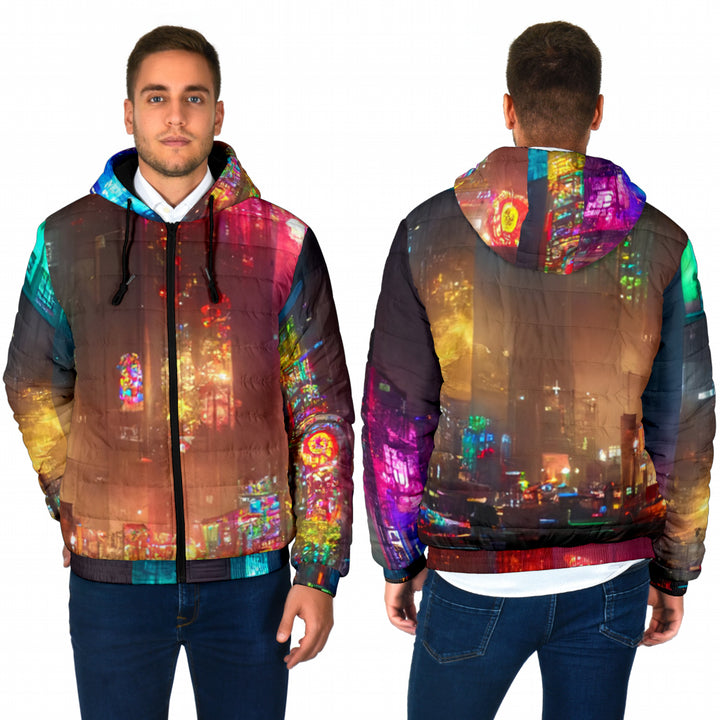 citylife mens hooded jacket - Acidmath Guy