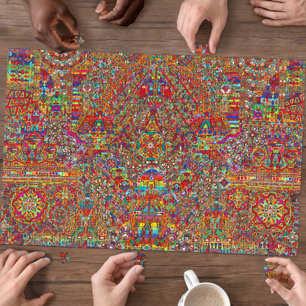 Infinity Mandala  | Jigsaw Puzzle | Lachlan Wardlaw