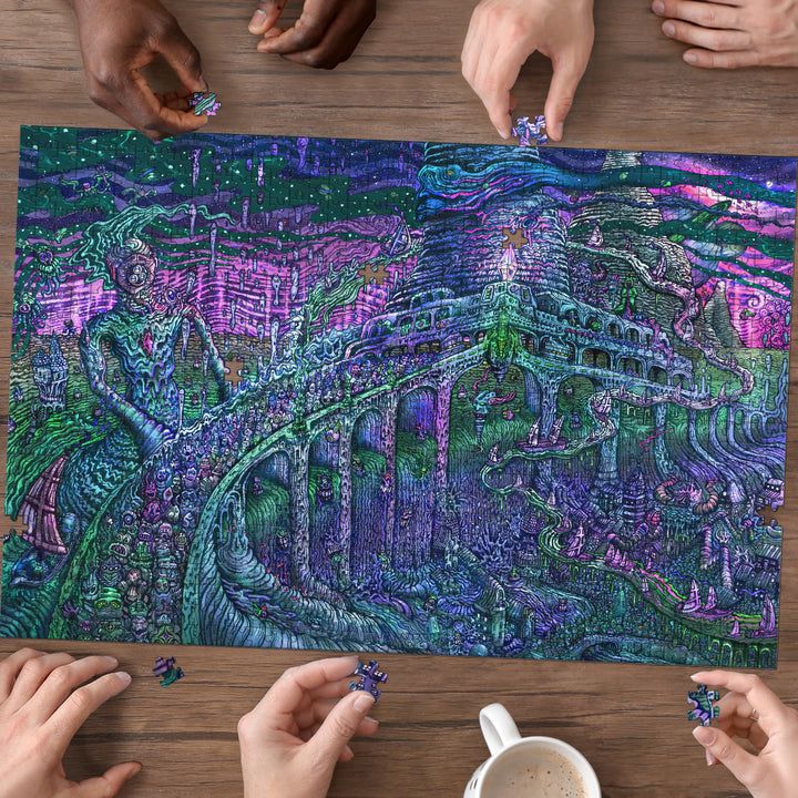 The Dream that Melted (Dusk edition) | Wooden Jigsaw Puzzle | James Fletcher