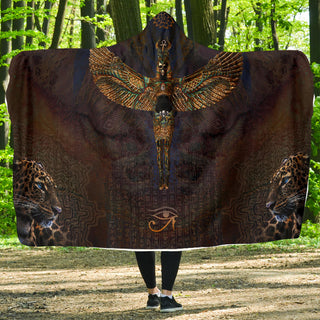 Nefertiti | Hooded Blanket || by Cosmic Shiva