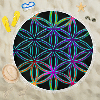 FLOWER OF LIFE | BEACH BLANKET | IMRAN