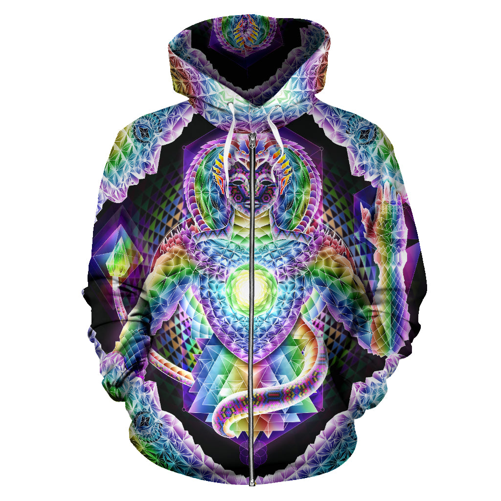 GIFTS FROM NATURE ZIPPER HOODIE | SALVIA DROID
