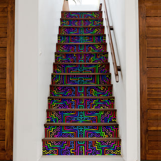 Prismatic Overlay | Stair Stickers | Hakan Hisim