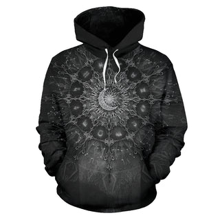 Zodiac Calendar Mandala - Darkness | Hoodie | Mandalazed