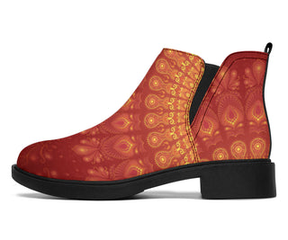 Peacock Feather Mandala - Sun | Fashion Boots | Mandalazed