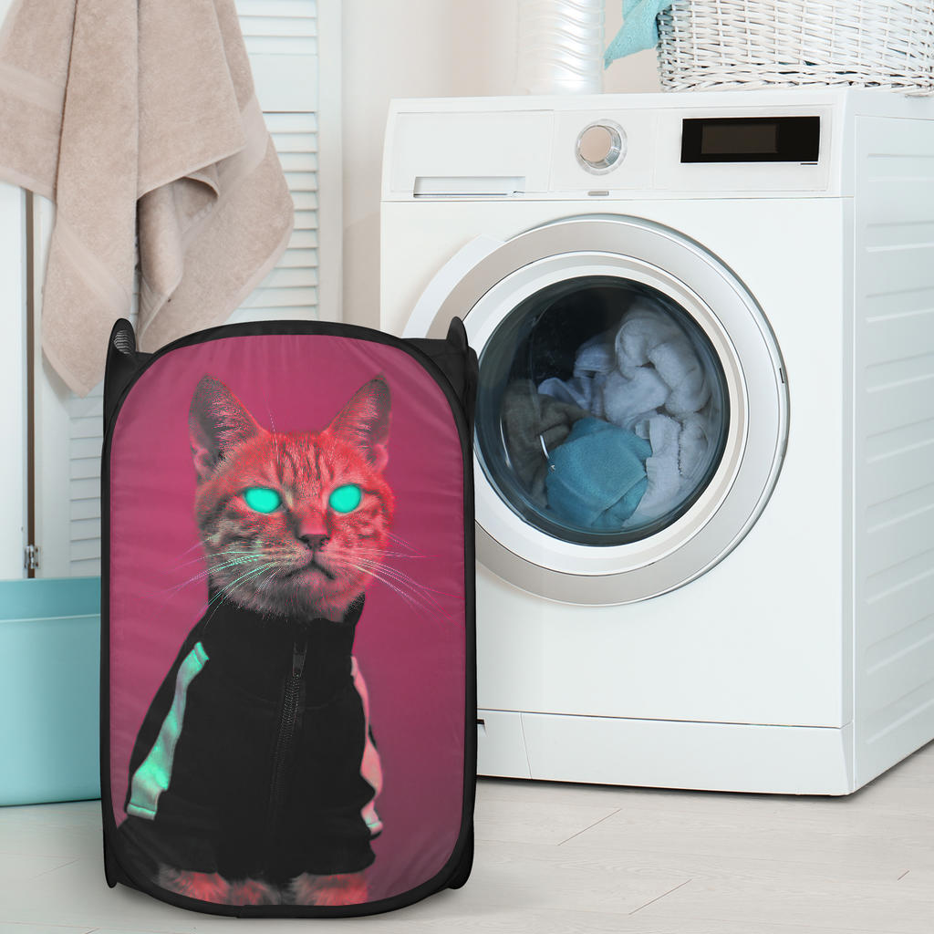 Track Suit Kitty | Laundry Hamper | Hubert Solczynski
