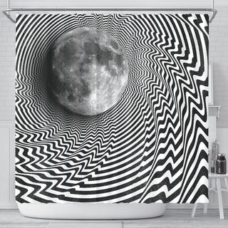 Moon Mania "B" | Shower Curtain | Makroverset