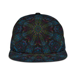 Blue Network Snapback Hat | Maji
