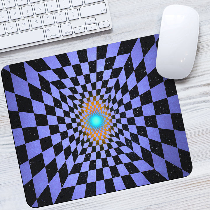 Chequered Space | Mouse Pad | Makroverset