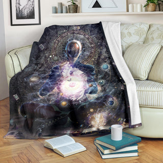 Cosmic Ritual | Premium Microfleece Blanket  | Cameron Gray