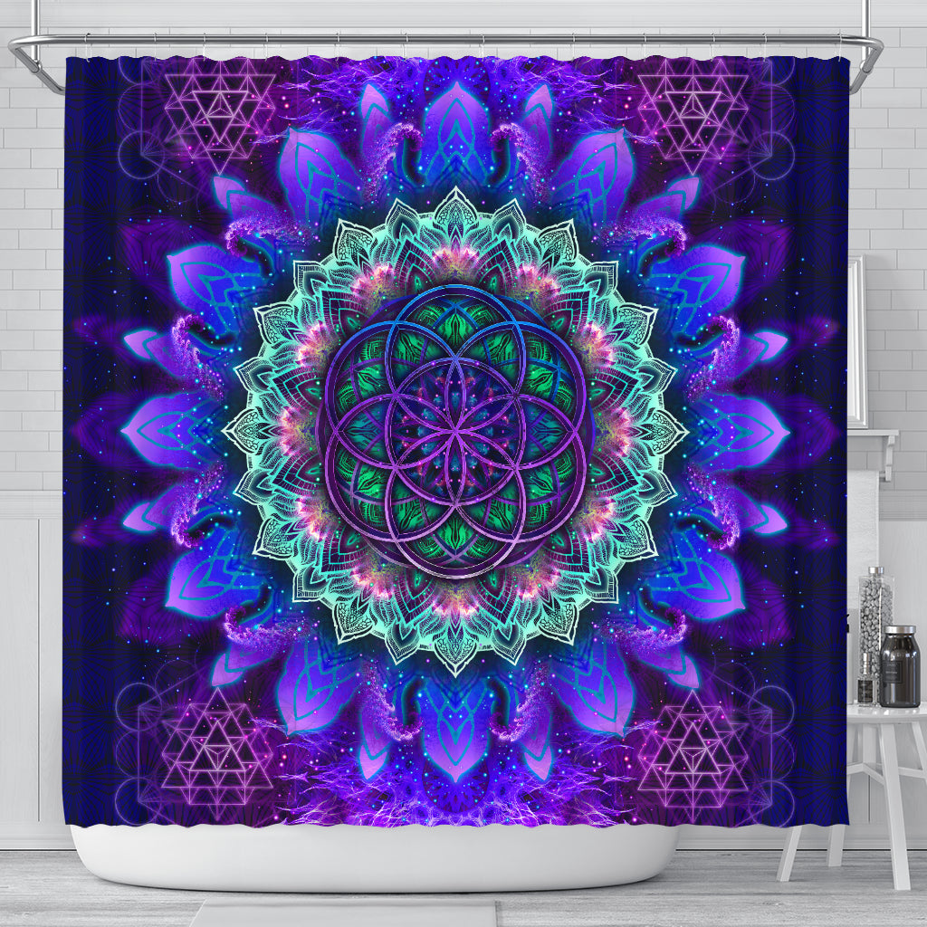 Raising Color Shower Curtain | Yantrart