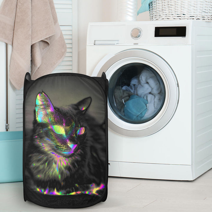 Trippy Kitty | Laundry Hamper | Hubert Solczynski