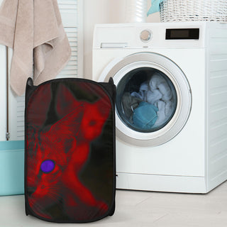 Red Kitty Laundry | Hamper | Hubert Solczynski