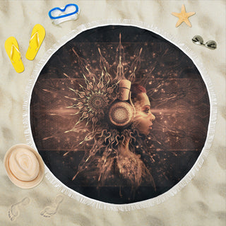 Endless Power of Music Mandala | Beach Blanket | Mandalazed
