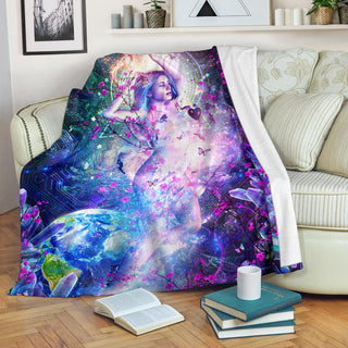 Encounter With The Sublime | Premium Microfleece Blanket | Cameron Gray