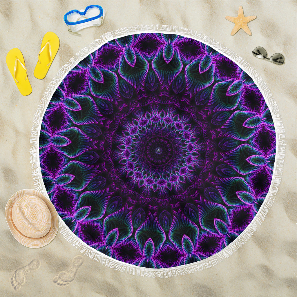 Infinite Mandala | Beach Blanket | Cameron Gray