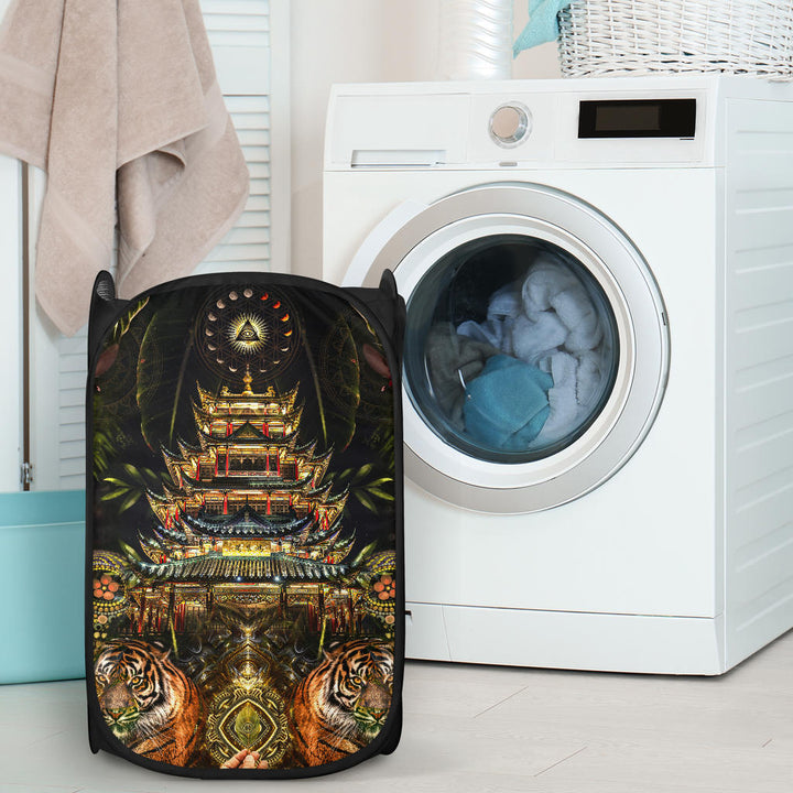 Ecliptik | Laundry Hamper by Cosmic Shiva