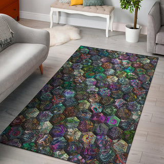 Hex Worlds 2 Rug | James Fletcher