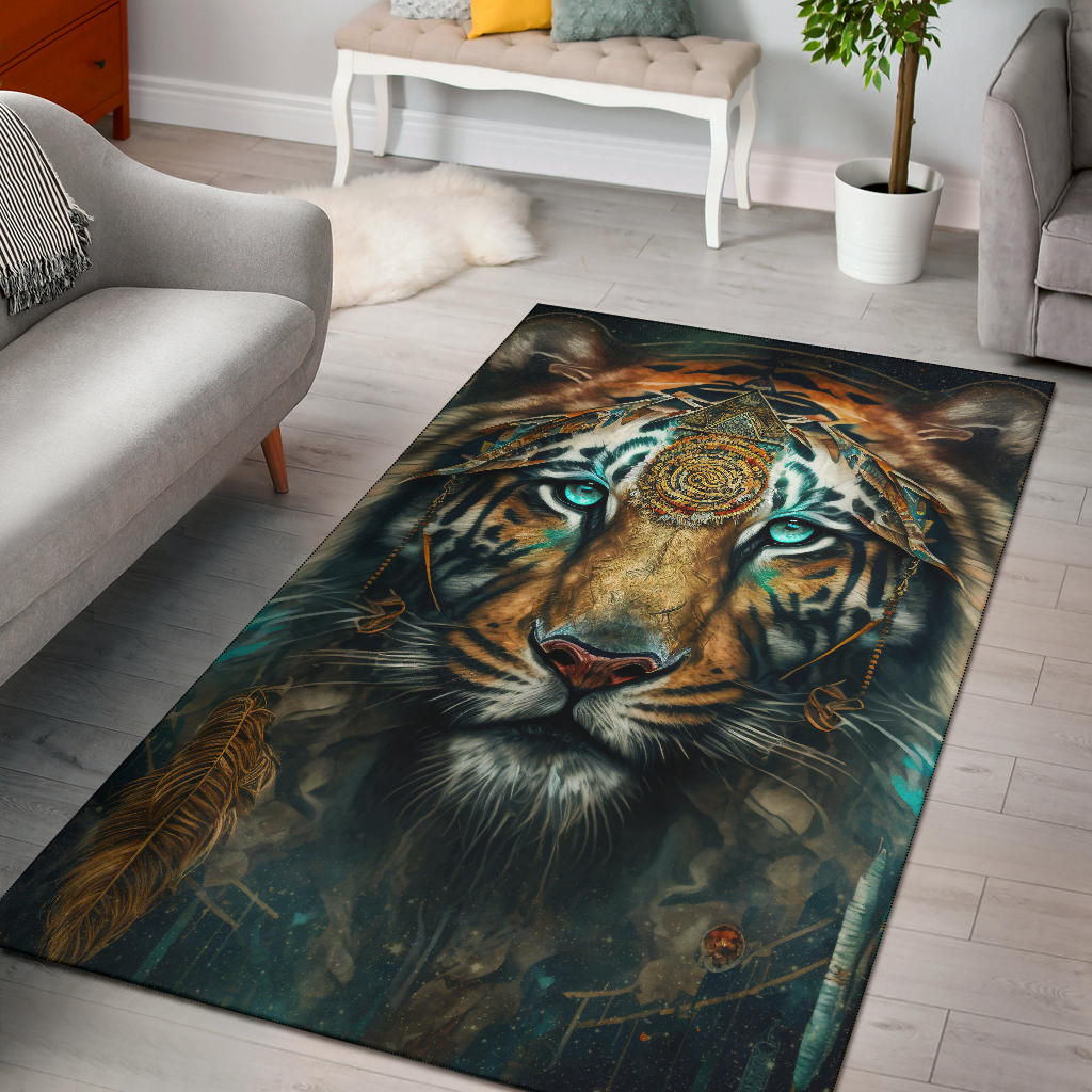Spirit Tiger | Floor Rug | Cameron Gray