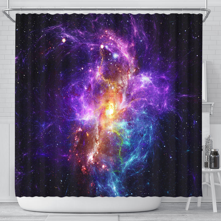 Nebula Field Shower Curtain | Yantrart