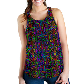 Prismatic Overlay | Women's Racerback Tank | Hakan Hisim