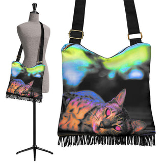 SLEEPY KITTY BOHO BAG | HUBERT S