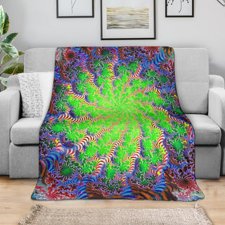 Electric Hum | Microfleece Blanket | Makroverset