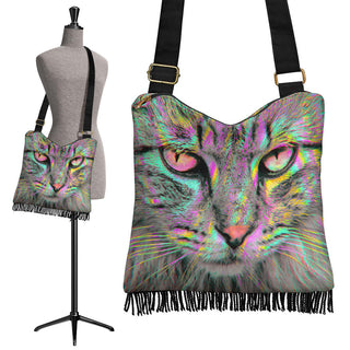 ANGRY KITTY BOHO BAG | HUBERT S