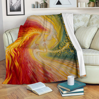 Elemental Attraction Blanket by Mark Henson