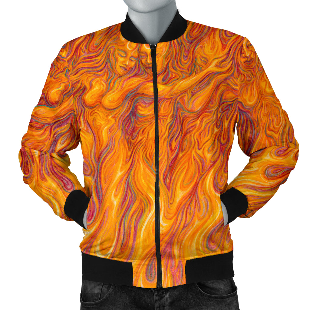 FLAMES OF PASSION BOMBER JACKET | MARK HENSON