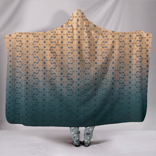 Dopamine Molecules #1 | Hooded Blanket | Mandalazed