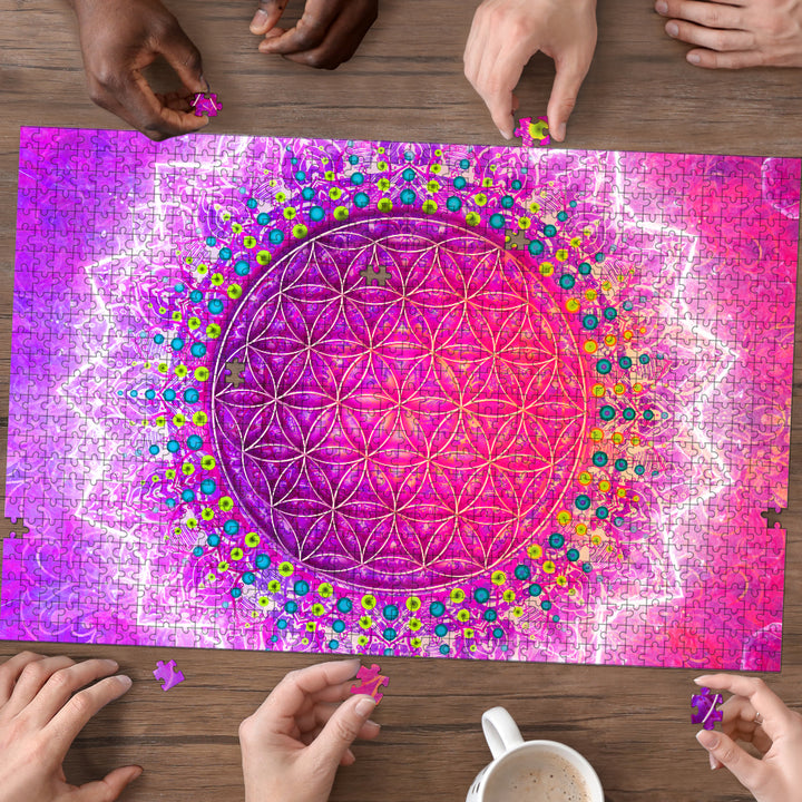 Cameron Gray | Flower Of Life | 500-1000 Pc Jigsaw Puzzle
