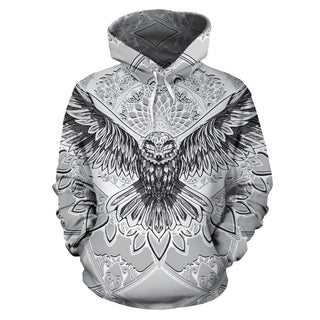 Flying Owl Spirit | Hoodie | Mandalazed