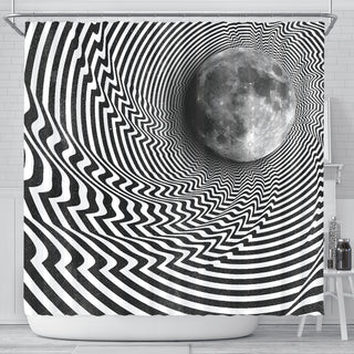 Moon Mania "A" | Shower Curtain | Makroverset