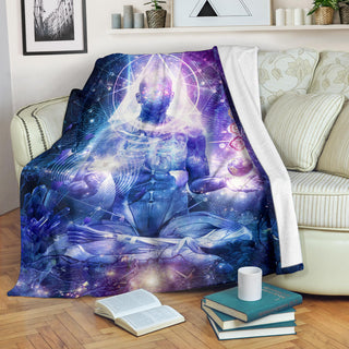 Mind of Light | Premium Microfleece Blanket | Cameron Gray