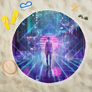 Neon Zone | Beach Blanket | Cameron Gray