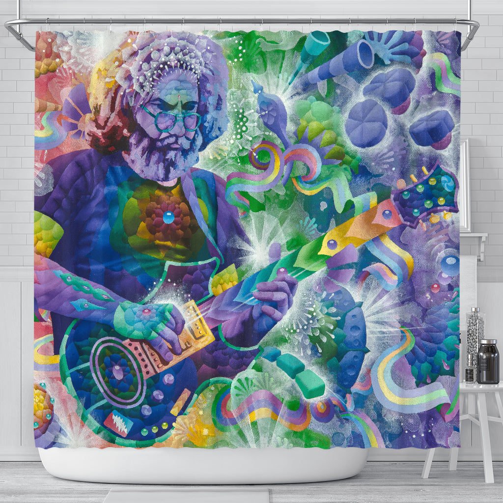 Captain Trips Shower Curtain | Dylan Thomas Brooks
