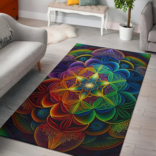 FLOWER LIFE RUG | ACIDMATH GUY