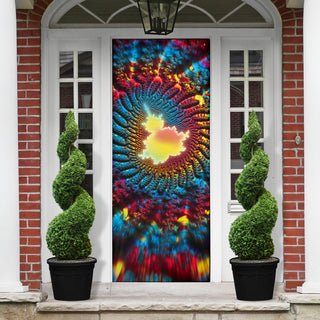Mandelbrot Buddha: Fractal Meditation | Door Sock | Makroverset