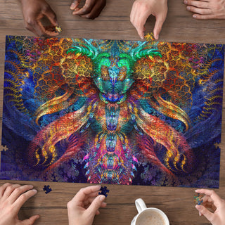 Fractal Hive Magus | Wooden Jigsaw Puzzle | James Fletcher