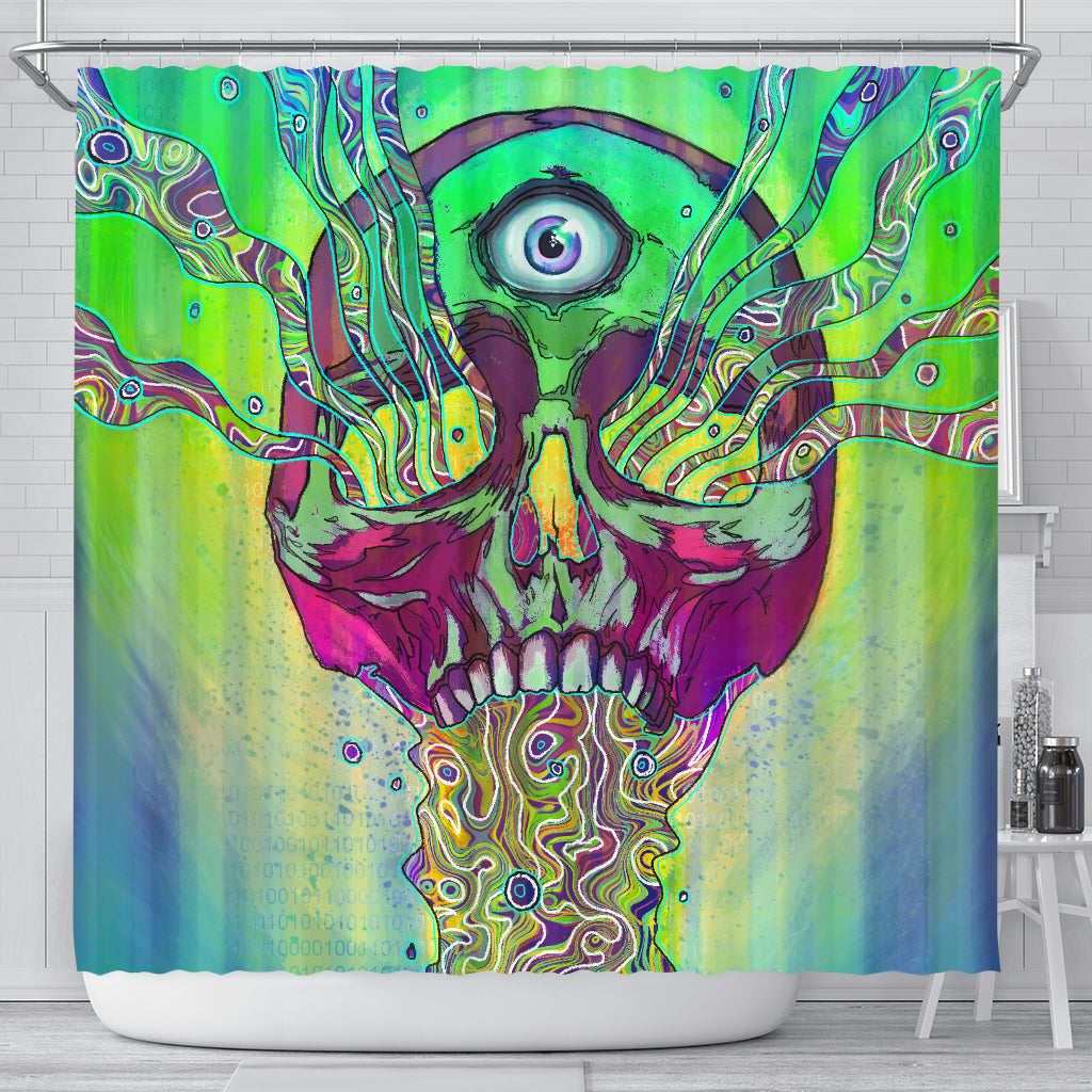 Mana Skull | Shower Curtain | Phazed