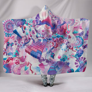 Entheogenic Vimana | Hooded Blanket | Dylan Thomas Brooks